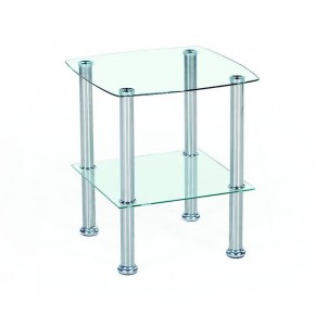 Стол журнальный HALMAR CANARIA бесцветный, 45/45/51